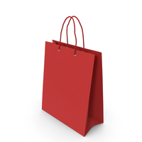 Red Shopping Bag PNG & PSD Images