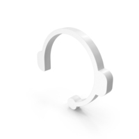 Headphones With Mic Symbol PNG & PSD Images