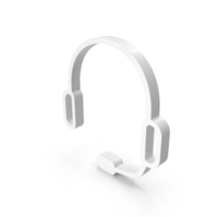 Headphones With Mic Icon PNG & PSD Images