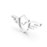 Tick Mark Secure Wings Icon PNG & PSD Images