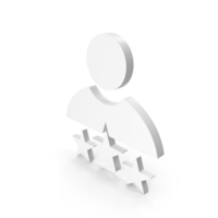 User Three Star Icon PNG & PSD Images