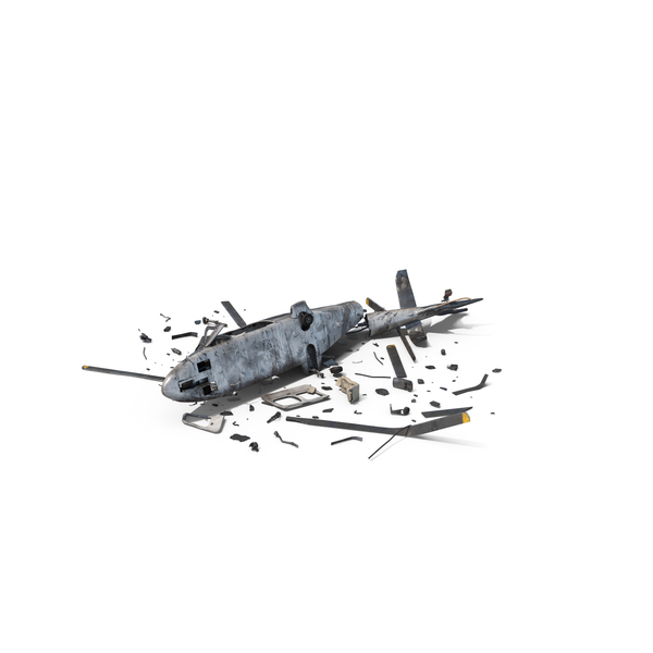 Agusta AW109S Wreck PNG & PSD Images