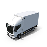 Electric Truck BYD ETM6 White PNG & PSD Images
