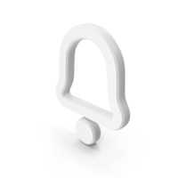 Notification Bell White Symbol PNG & PSD Images