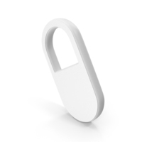 Pill White Symbol PNG & PSD Images
