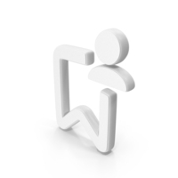 User Bookmark White Symbol PNG & PSD Images