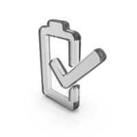 Battery Check Glass Symbol PNG & PSD Images