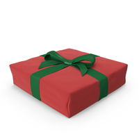 Paper Christmas Gift Box PNG & PSD Images