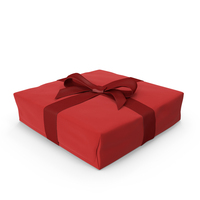 Red Paper Gift Box PNG & PSD Images