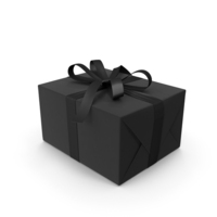 Black Gift Box PNG & PSD Images