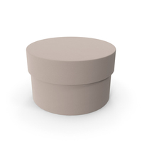 Beige Cylinder Box PNG & PSD Images