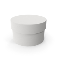 White Cylinder Box PNG & PSD Images