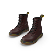 Dr Martens 1460 Smooth Cherry Red PNG & PSD Images