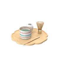 Matcha Tea Set PNG & PSD Images