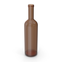 Brown Glass Bottle PNG & PSD Images