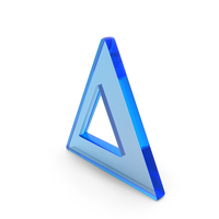 Greek Letter Delta Icon Glass PNG & PSD Images