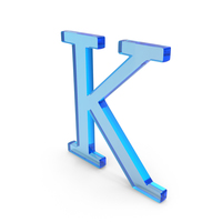 Greek Letter Kappa Icon Glass PNG & PSD Images