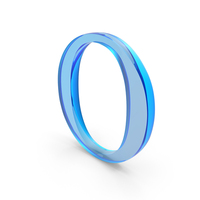 Greek Letter Omicron Icon Glass PNG & PSD Images