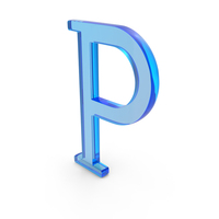 Greek Letter Rho Icon Glass PNG & PSD Images