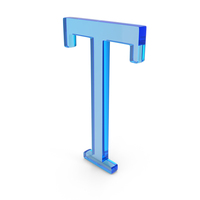 Greek Letter Tau Icon Glass PNG & PSD Images