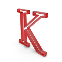 Glass Greek Letter Kappa Outline Icon PNG & PSD Images