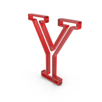 Out Line Greek Letter Upsilon Icon Glass PNG & PSD Images