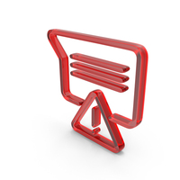 Out Line Messenger Error Communication Failure Icon Glass PNG & PSD Images