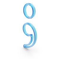 Out Line Semicolon Icon Glass PNG & PSD Images