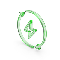 Renewable Energy Icon Glass PNG & PSD Images