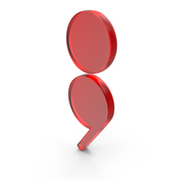 Semicolon Icon Glass PNG & PSD Images