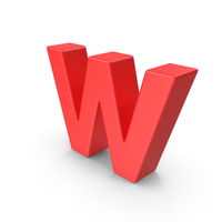 Lowercase Letter W PNG & PSD Images