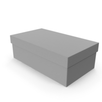 Grey Shoe Box PNG & PSD Images