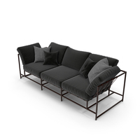 Grey Wool Sofa PNG & PSD Images