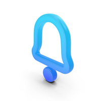 Notification bell Glowing  symbol PNG & PSD Images