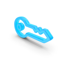 Key Glowing Symbol PNG & PSD Images