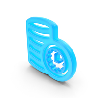 Time Money Glowing Symbol PNG & PSD Images
