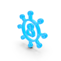 User Personality Glowing Symbol PNG & PSD Images