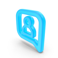 User Tag Glowing Symbol PNG & PSD Images