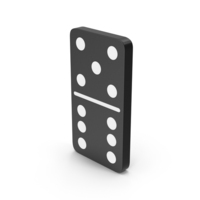 Domino 6x5 Black PNG & PSD Images