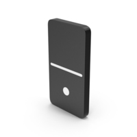 Domino 0x1 Black PNG & PSD Images