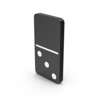 Domino 0x3 Black PNG & PSD Images