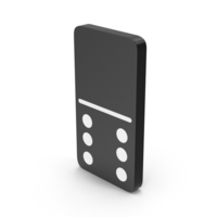 Domino 0x6 Black PNG & PSD Images