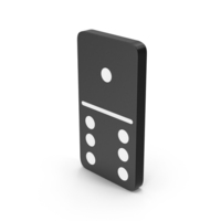 Domino 1x6 Black PNG & PSD Images