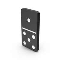 Domino 1x5 Black PNG & PSD Images