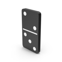 Domino 2x3 Black PNG & PSD Images
