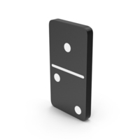 Domino 1x2 Black PNG & PSD Images