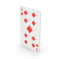 Playing Card Nine Of Diamonds PNG & PSD Images