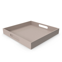 Beige Serving Tray PNG & PSD Images