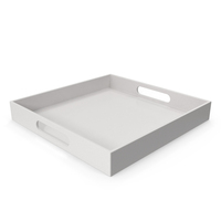 White Serving Tray PNG & PSD Images