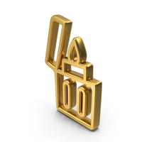 Lighter Gold Symbol PNG & PSD Images